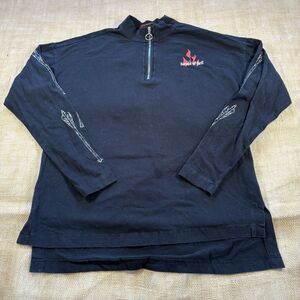 Hot Topic Sabrina Herald Of Hell Half-Zip Girls Long-Sleeve Pullover Shirt Small